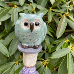 Owl Garden Totem