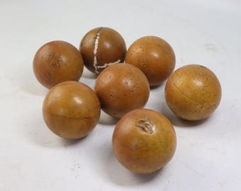 59mm Vintage Soviet Billiard Balls Set, 1950s-70s USSR Pool Balls, Retro Game Decor