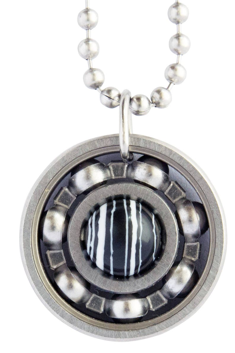 Team Zebra Roller Derby Skate Bearing Pendant Necklace Etsy