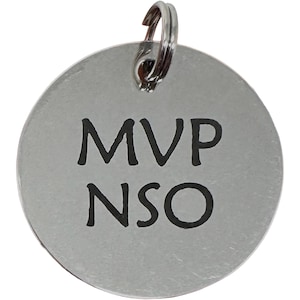 MVP NSO Stainless Steel Charm