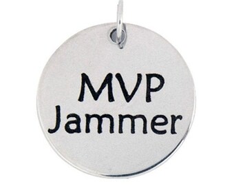 MVP Jammer Stainless Steel Charm