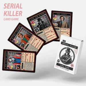 Il gioco di carte Serial Killer - 32 famigerati serial killer, regalo di veri crimini