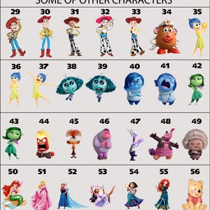 Toy Story Custom Name Game Room Wooden Wall Decor, Personalized Kids Room Door Wood Wall Sign, Toy Story Characters Nursery Wall Art Sign Bild 9