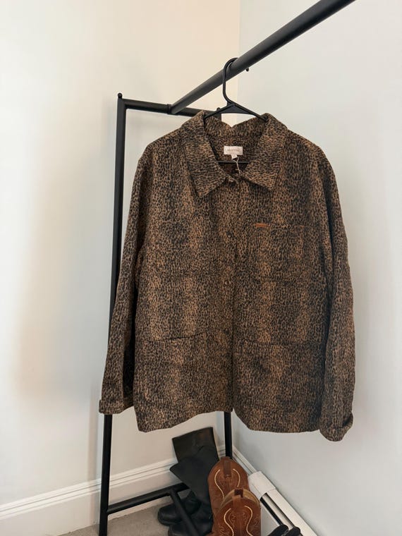 Vintage Leopard Pattern Jacket - image 1