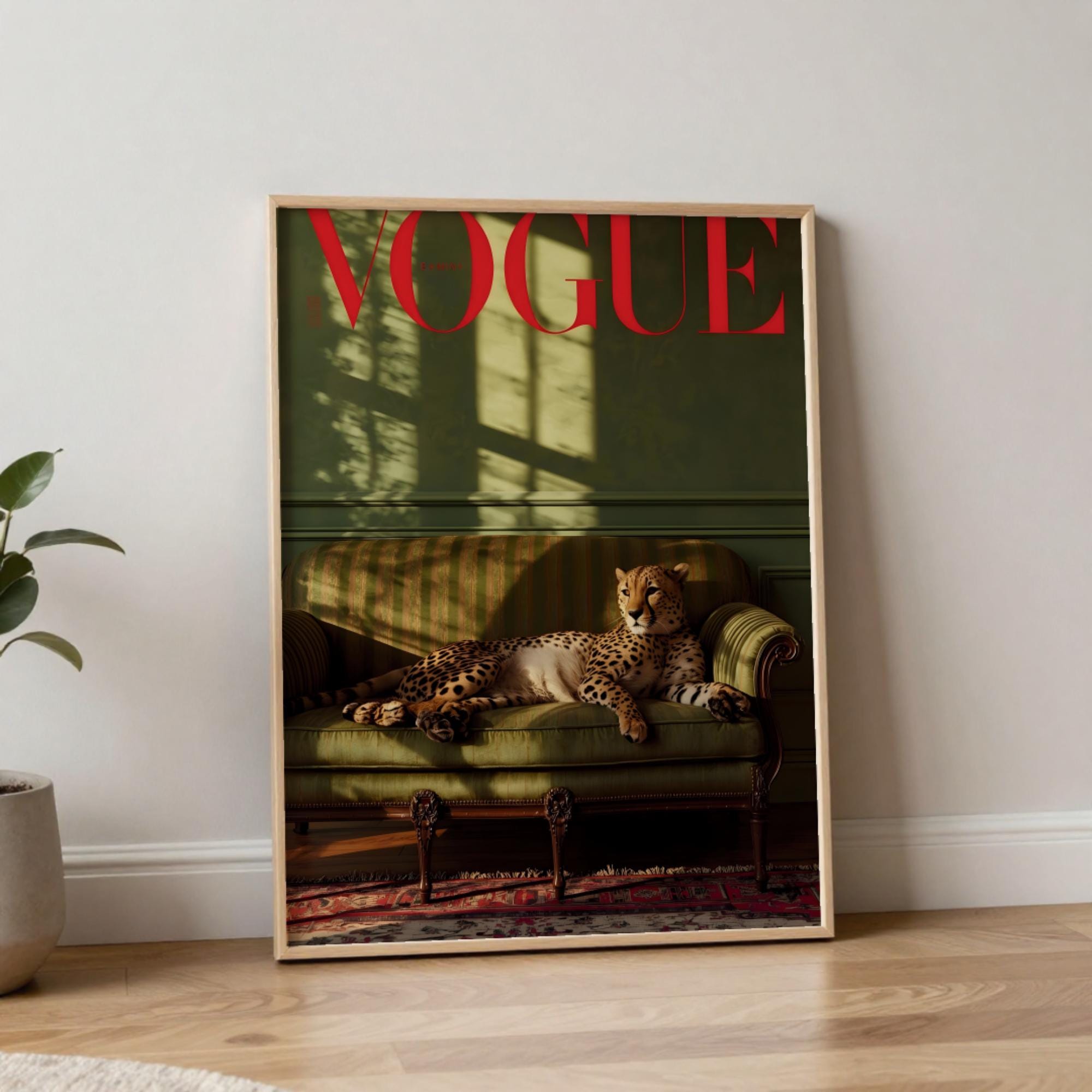 Vogue Vintage Poster - Etsy