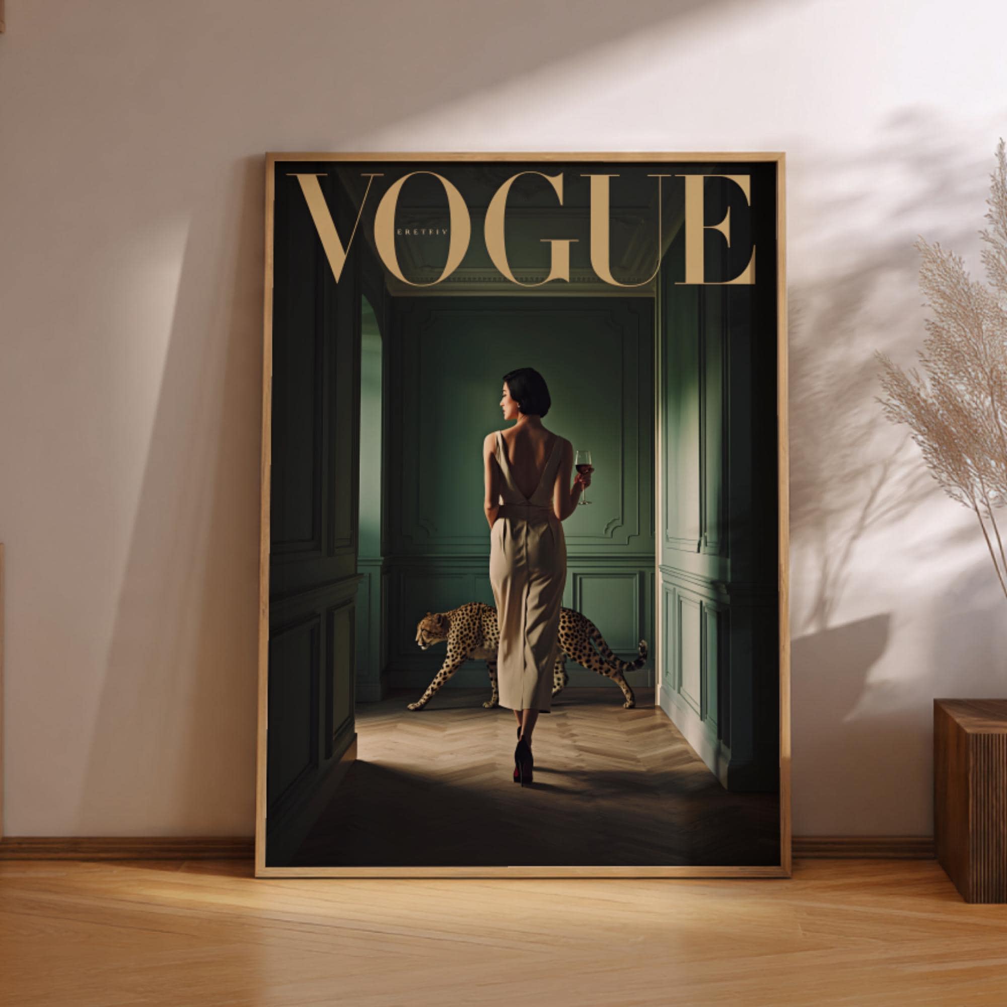 Vintage Vogue Framed - Etsy