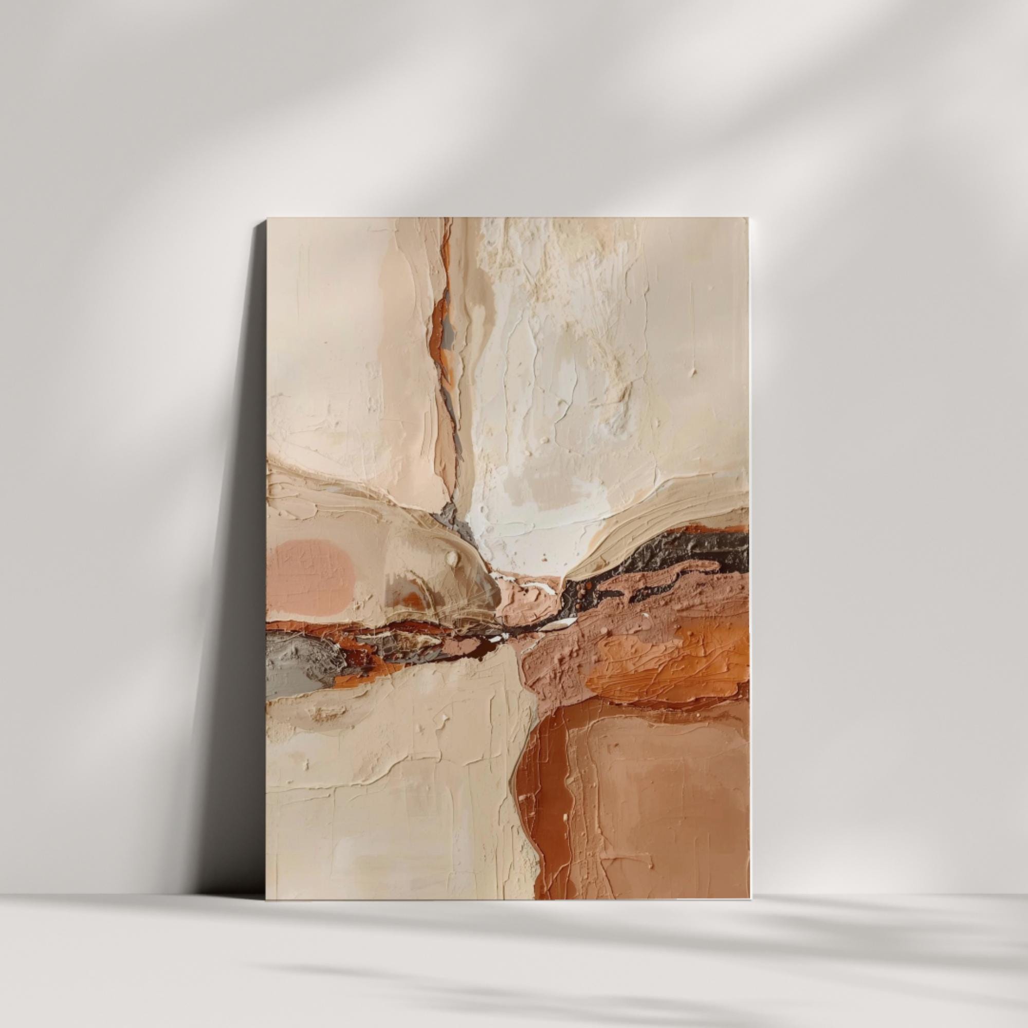 Japandi Wall Art Printable, Neutral Abstract Print, Wabi Sabi Decor ...