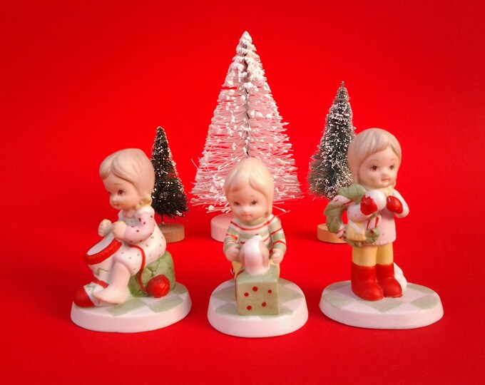 Vintage Lefton Christmas Figurines Lefton Little Treasures Christmas