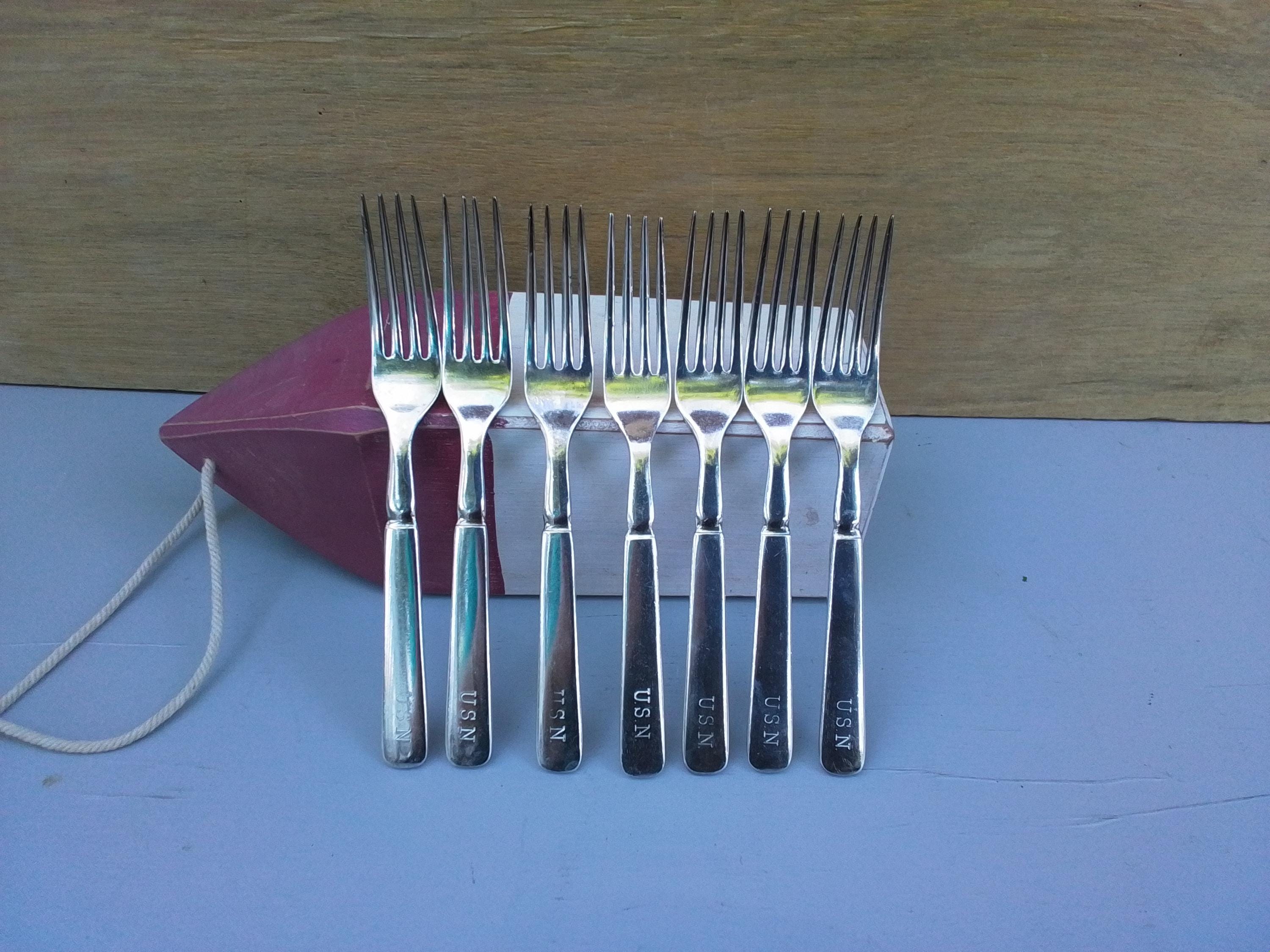 ビンテージ　USN インターナショナル シルバー カンパニーカトラリー　米国海軍 Us Navy Silverware - Etsy