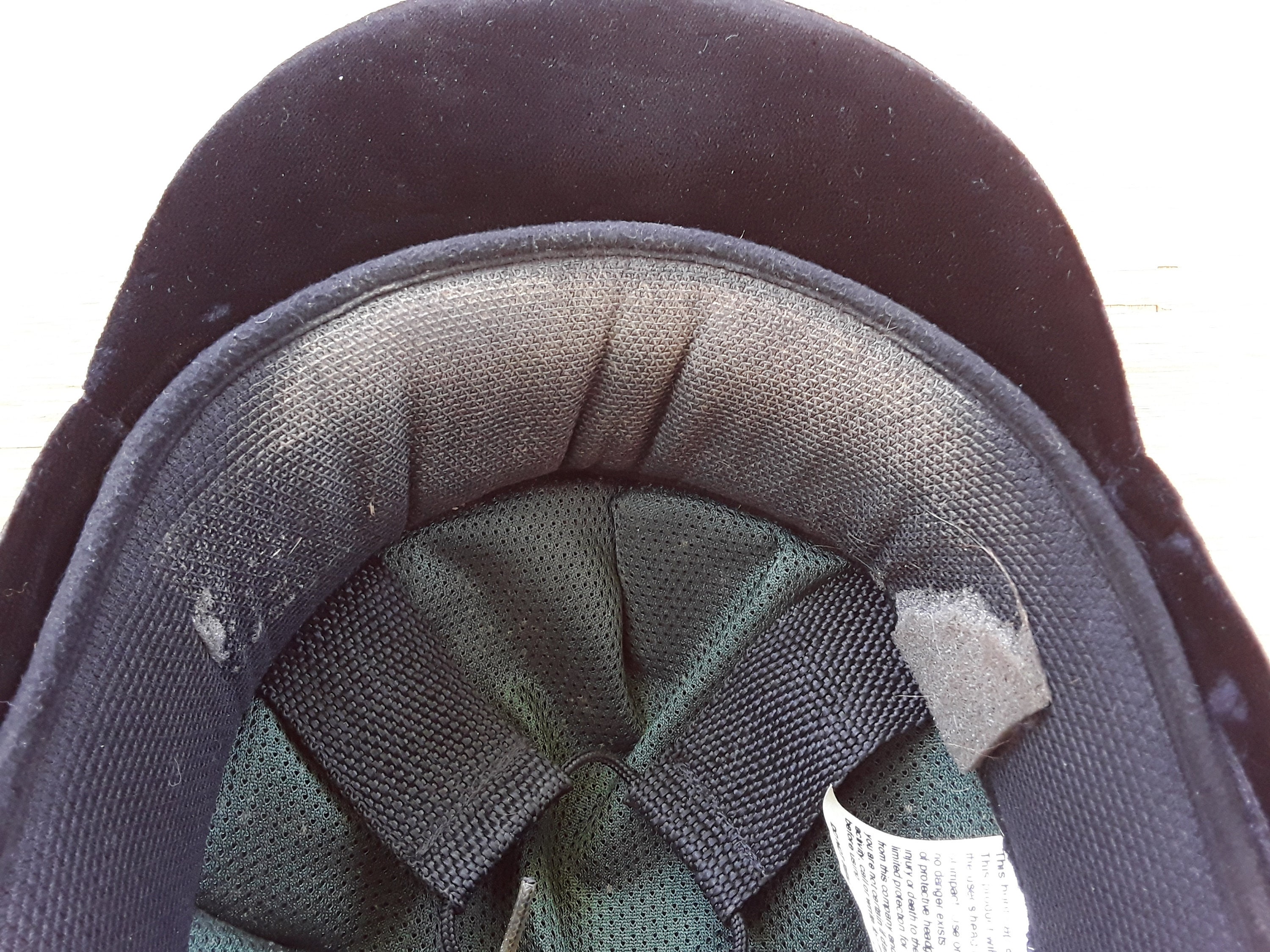 Hansbo Sport Casque d'équitation HS Victory Glimmer Noir