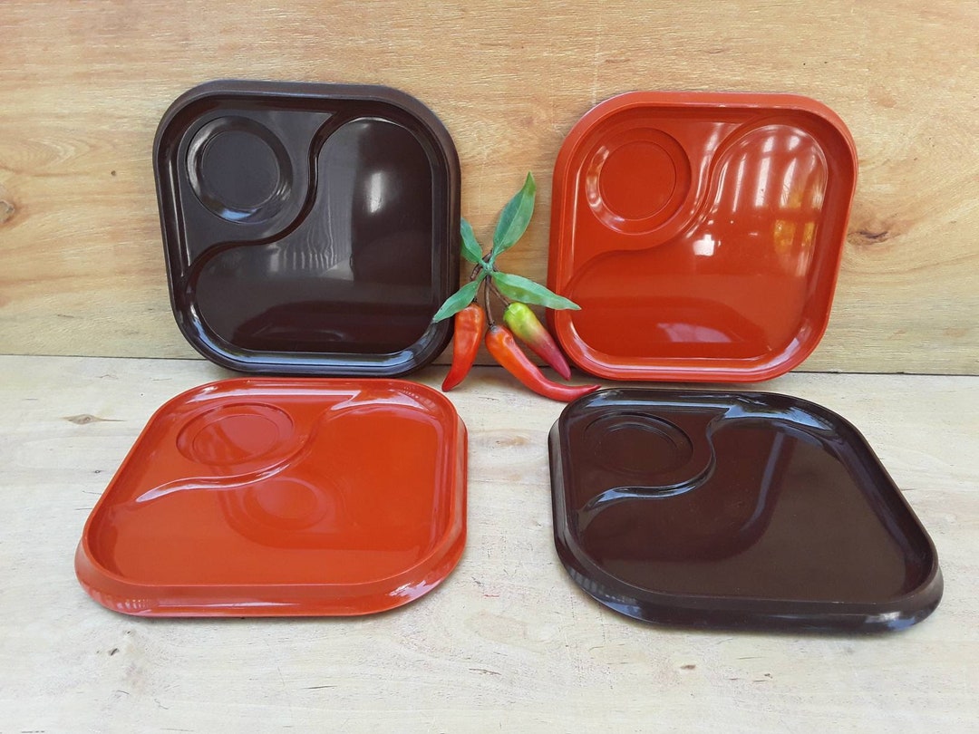 Vintage Snack Plates Child's Plate Melamine Lunch Etsy