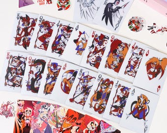 Hazbin Hotel Character Poker Gift Box - Collectible Playing Cards | Fan Merch