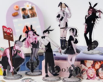 Alien Stage Double-Sided Acrylic Stand | Ivan, Luka, Sua, Hyuna, Till, Mizi | Anime Collectible Gift for Friends & Birthday