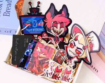 Hazbin Hotel Raster card- (Alastor, Vox, Lucifer Morningstar) | Fan Merch