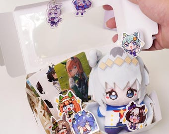 Uma Musume Oguri Cap Plush Toy 10cm Cute Anime Horse Girl Doll in Gift Box - Perfect Valentine's Day Gift for Fans & Cosplay Decor