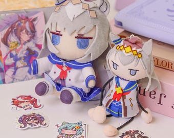 Umamusume Pretty Derby Oguri Cap Plush – Handmade Horse Girl Fan Art Toy, Ideal Gift for Anime Fans