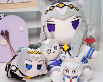 Umamusume Pretty Derby Oguri Cap Plush – Handmade Fan Art Toy, Valentine's Day Gift for Anime & Gaming Enthusiasts