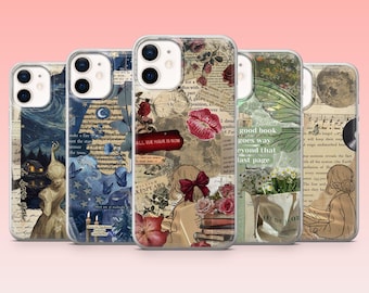 Book Lover Phone Case Books Bookish for iPhone 17Pro, 16, 15, 14, 13, 12, Samsung S25, S24, S23Fe, S22, A16, A26, A56, Pixel 10, 9Pro