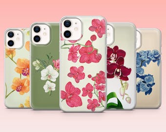 Orchid Phone Case Orchidea Flowery for iPhone 17Pro 16, 15, 14, 13, 12, Samsung S25, S24, S23Fe, S22, A16, A26, A56, Pixel 10, 9Pro