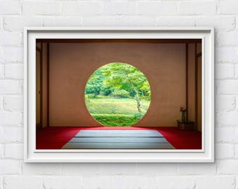 Moon Gate in Japan | Original Photography Wall Art
