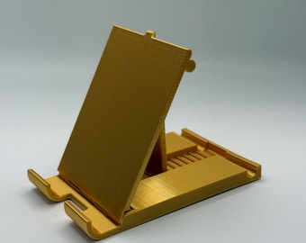 Foldable Pocket Phone Stand, Slim Adjustable Minimalist Desk Accessory