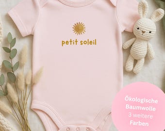 Bio-Baumwolle Strampler | GOTS-zertifiziert | Unisex Baby Outfit | Bio Baby Body | Geschenk zu Geburt, Baby Party & Taufe