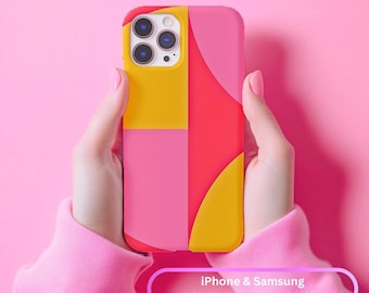 Pop Art Retro iPhone & Samsung Handyhülle | Handy Schutzhülle | Geschenkidee Frauen und Mädchen |