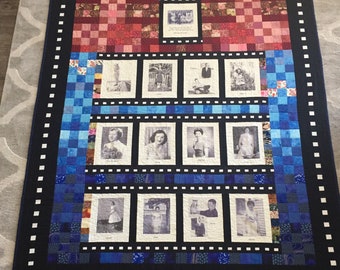 Filmstrip Style  Picture Quilt Pattern