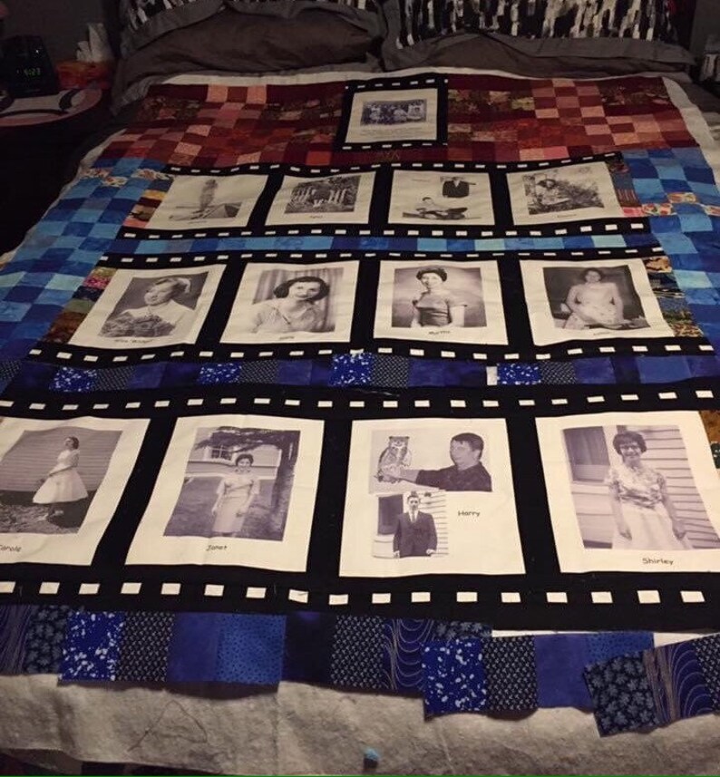 Filmstrip Style Picture Quilt Pattern Etsy