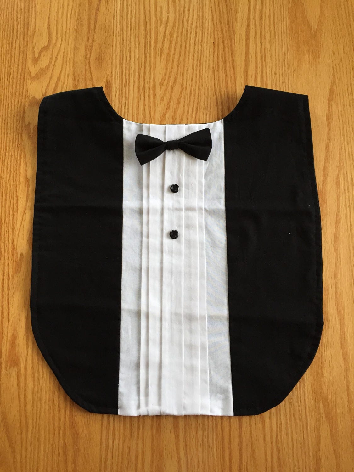 Tuxedo Bib Large Bib that will fit an Adult Neck Etsy