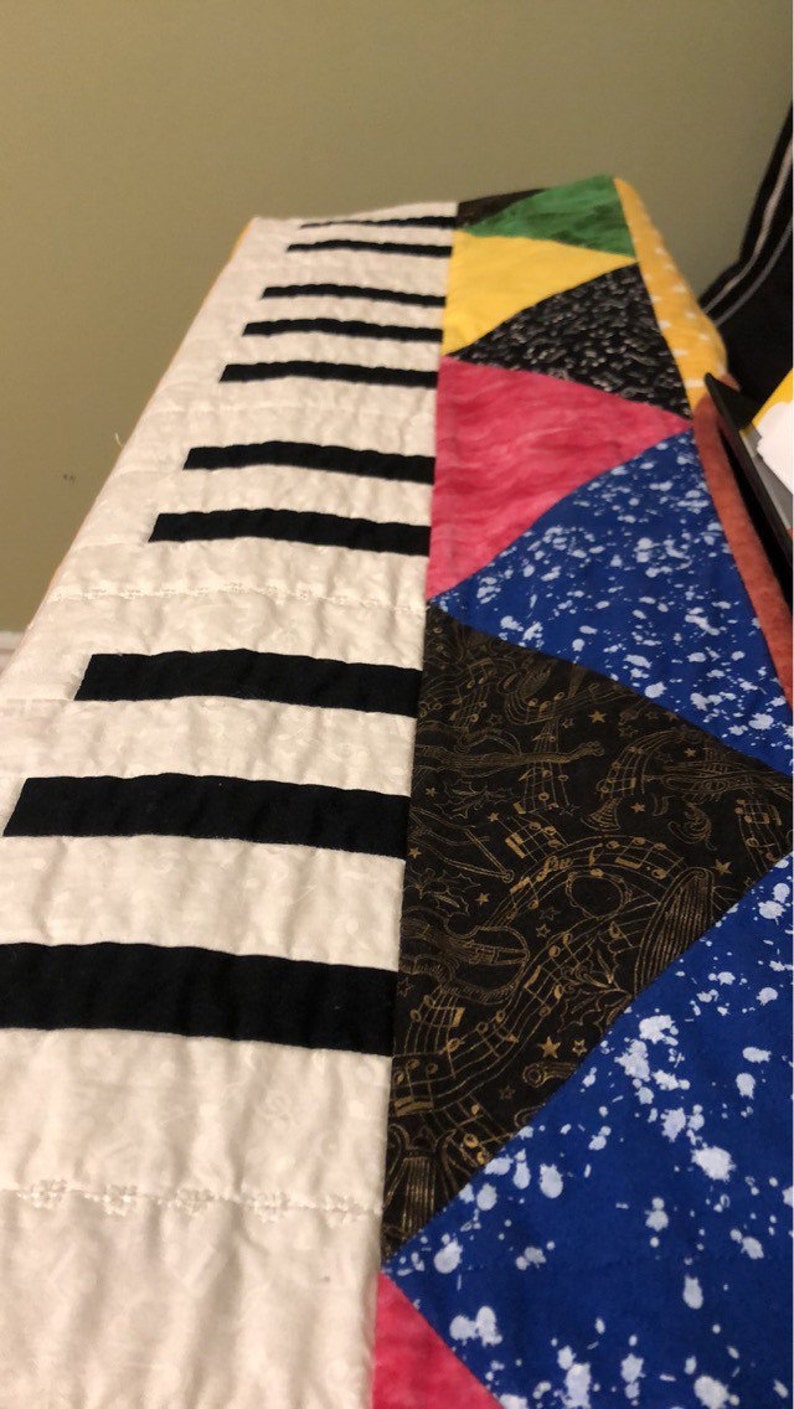 Quilted Keyboard Runner - Pattern - Etsy