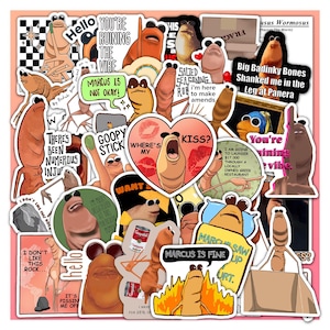 Marcus the Worm Sticker Sheet – Meme Worm Vinyl Decals