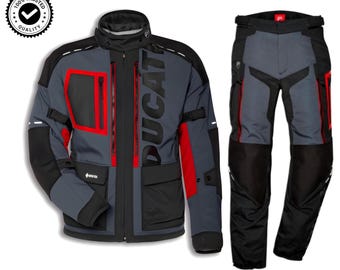 Tuta da moto da turismo Ducati Strada C5 da uomo (giacca e pantaloni)