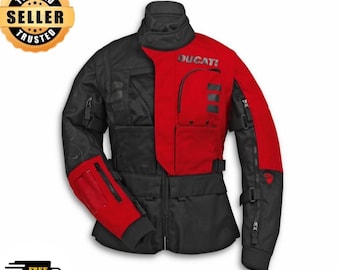 Chaqueta de tejido para mujer Ducati Corse tex C5 – Chaqueta textil para montar en moto.