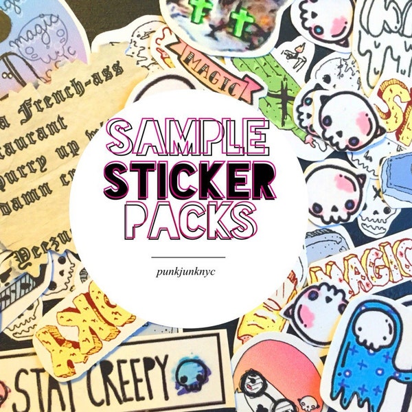 Sample Sticker Pack  (free shipping)