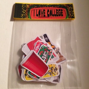 I Love College Sticker Pack (gratis verzending)