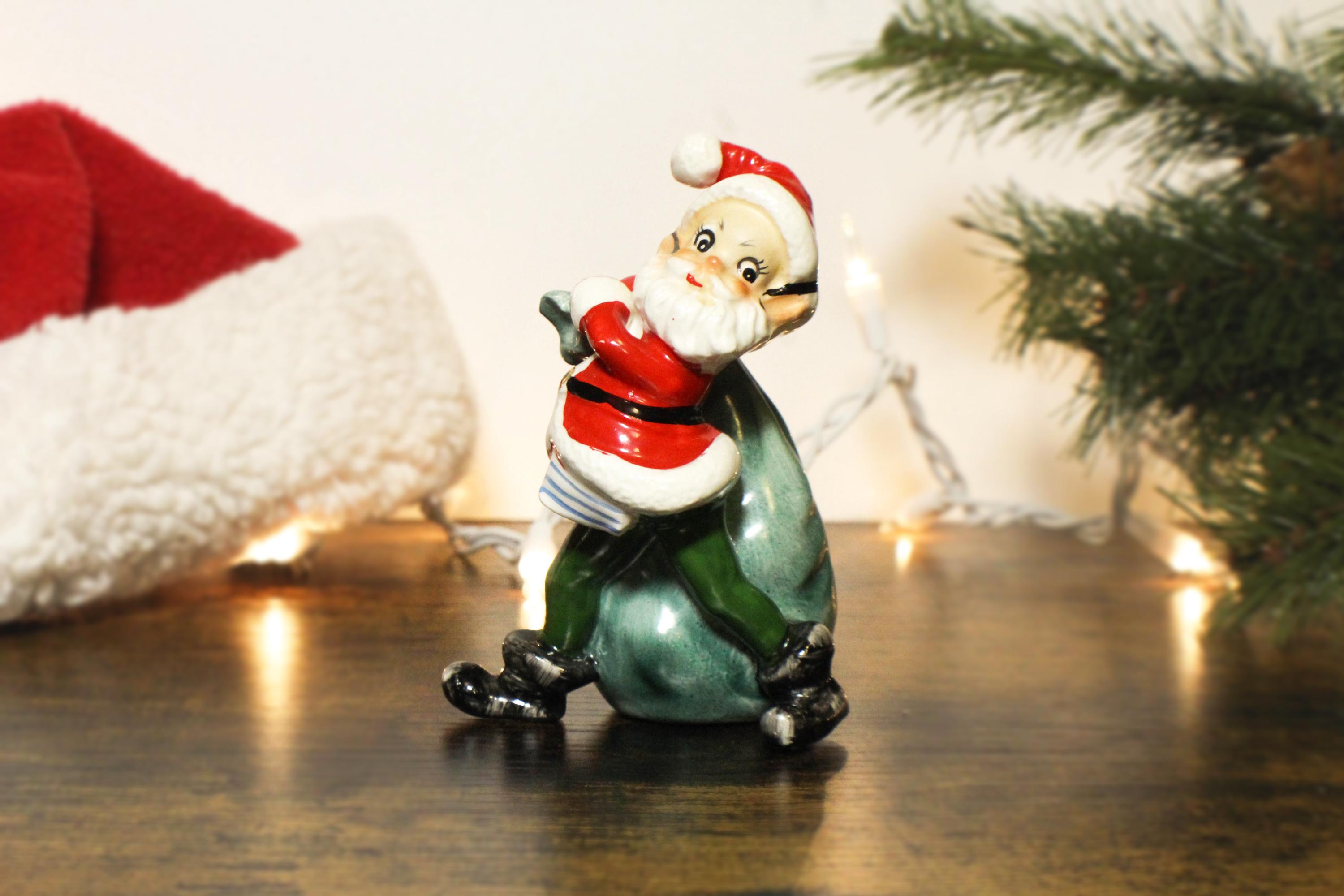 Vintage Josef Originals Santa - Etsy