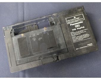 Pfannenwender VHS-C Kassette Adapter VHS PlayPak schwarz VCR Zubehör