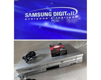 Samsung DVD-V4600 dvd-videorecorder combospeler zilver 4-kops hifi-stereo werkt