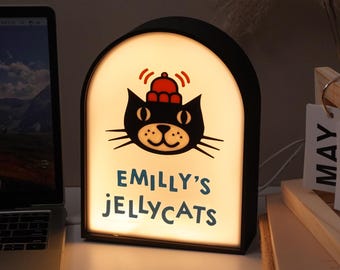 Personalised Jellycat Name Lamp, 3D PrintedNight Light, Jellycat Lover Collector, Birthday, Christmas, Holiday