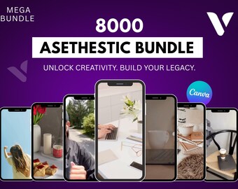 8000+ Faceless Walzen Bündel | Viral Aesthetic Videos, Digitales Marketing, Canva Editable & PLR MRR