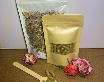 Treasured Essence Daily Balance | Women’s Herbal Support Capsules | Feminine Balance, Energy, Hair Skin Nails, Blood Support