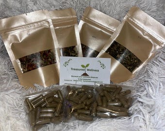 Heavy Metal Detox Support System | Herbal Capsules & Tea | Treasured Wellness