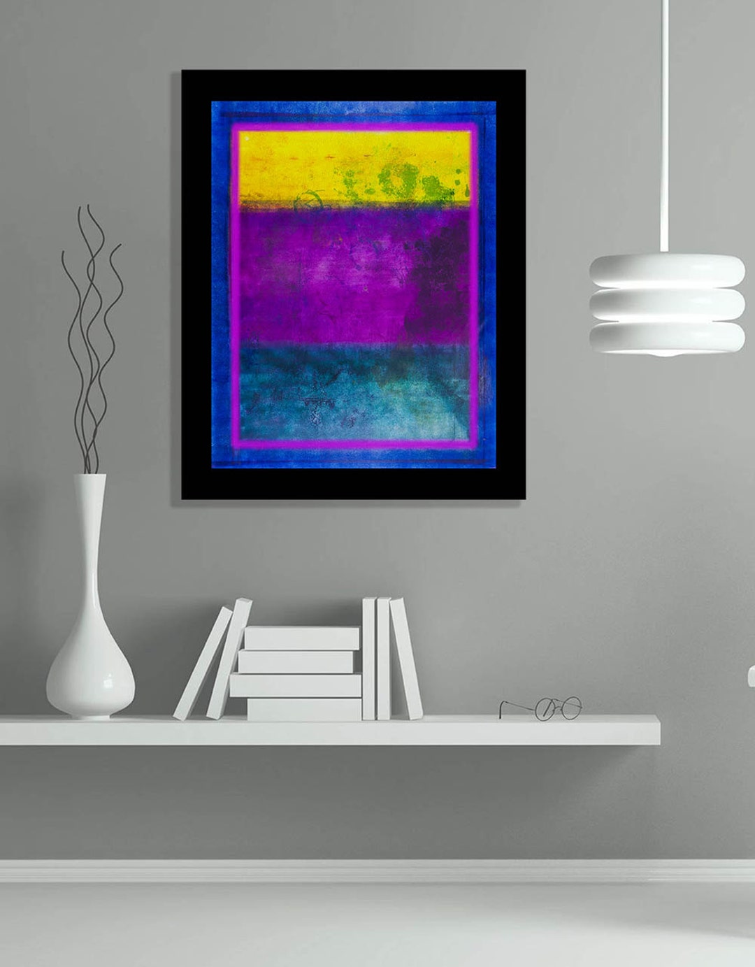 Abstract Color Field Painting. Limited Edition Art Print From Arfsten