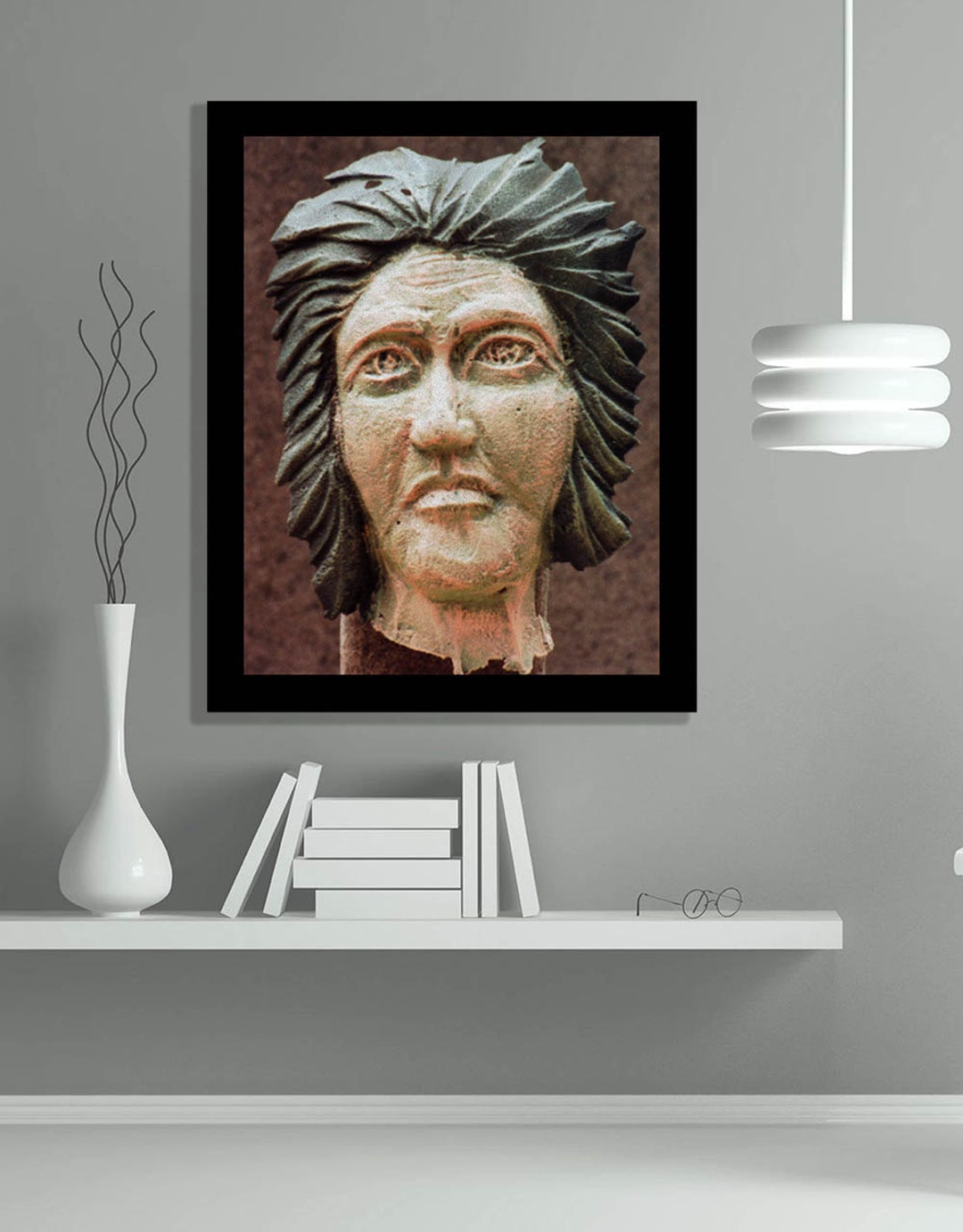Abstract Portrait Collage. Art Print From Arfsten Mixed Media Collage ...
