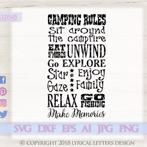 Free Free 165 Downloadable Camping Rules Svg Free SVG PNG EPS DXF File