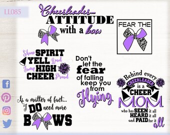 Cheerleading Competitive Cheer Collection LL085  - SVG DXF Fcm Ai Eps Png Jpg Digital file for Commercial and Personal Use