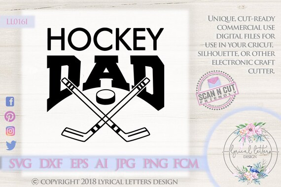 Download Hockey Dad Sports Svg Ll016 I Svg Dxf Fcm Ai Eps Png Jpg Etsy