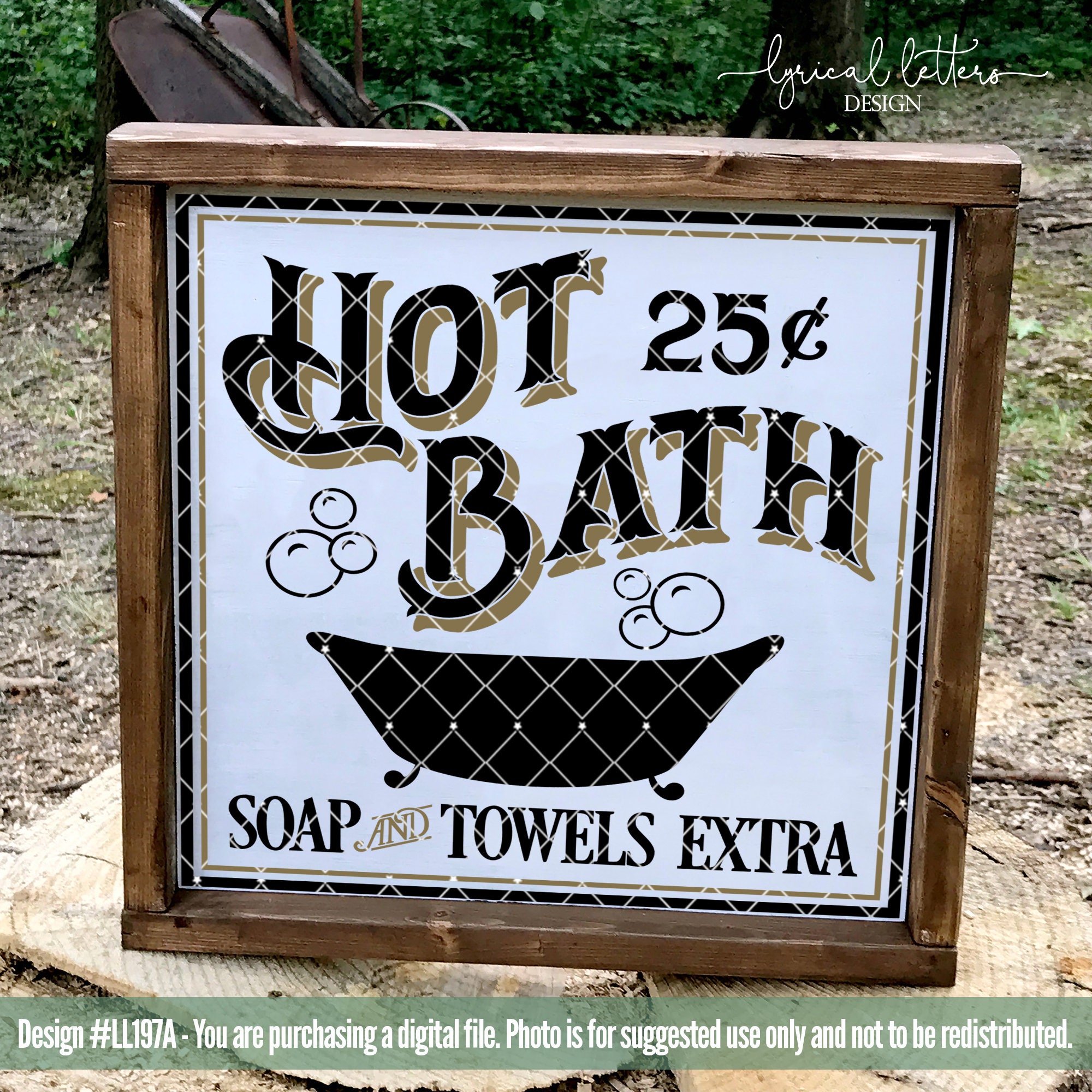 Download Hot Bath SVG .25 Soap and Towels Extra Farmhouse Style ...