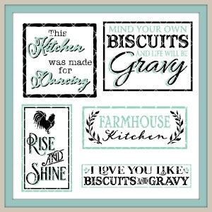 Farmhouse Style Crafter's Bundle LLBB003 SVG Cut File Includes ai, svg for Cricut , dxf for Silhouette users, png, jpg image 3